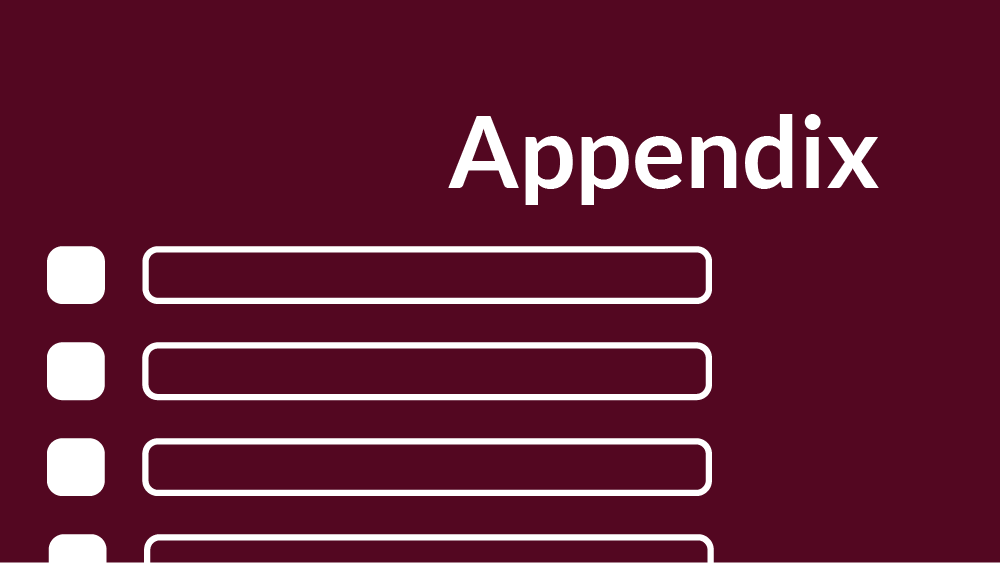 Appendix